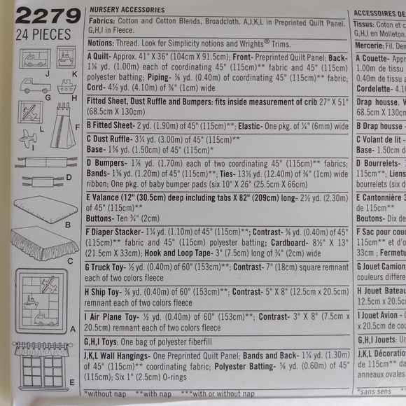 Simplicity 2279 Sewing Pattern - Picture 4 of 5